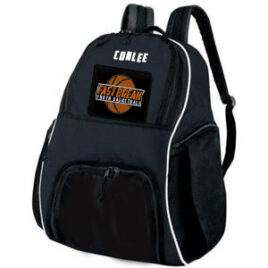 Backpack w/ Basketball Compartment Includes Embroidered Logo & Player Name